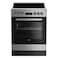 Beko 60x60cm Freestanding Ceramic Electric cooker, 4 Cooking Zones(2 Expandable),8 Cooking Multifunction Oven,72 litres Oven Capacity,FSM67320GXS(Inox)