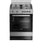 Beko 60x60cm Free standing Gas Cooker,full safety with 4 High Efficiency Gas Burner(1 Wok),Cast iron pan support,FSGT61121DXL(Stainless Steel)