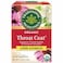 Traditional Medicinals Organic Throat Coat Lemon Echinacea Herbal Supplement Tea, 32g, Pack of 16