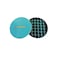 35cm non-stick round cake container with partition, food-grade material, ideal for basbousa, sweets.