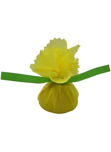 Regency Wraps Cover, Yellow Seed Free Squeezing of Lemon Halves or Wedges, Cotton, Ribbon Wrap