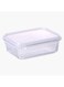 Wave Lock Rectangular Glass Food Container With Lid, 1.5 Liter Capacity Multicolor 1.5 Liters