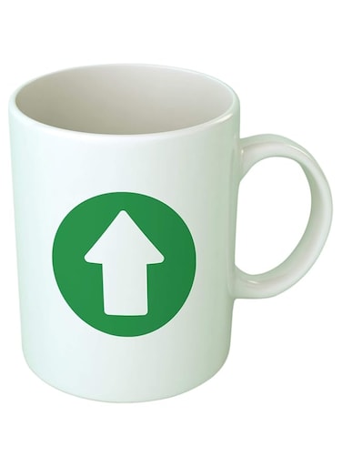 Upteetude UP Coffee Mug - White