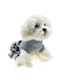 Winter Warm Dog Sweater Dress Tutu Skirt Pet Cat Knitted Clothes for Small Medium Dog Girls (Grey, S)