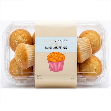 Mini Vanilla Muffins 12-Piece Pack