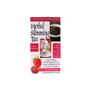 21st Century Herbal Slimming Cranraspberry Tea 24 Tea Bags, 24 Servings