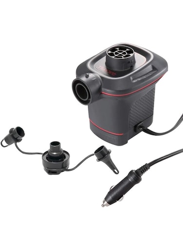 12 VOLT QUICKFILL DC ELECTRIC PUMP Black/Red 14.2x14.2x12.4cm