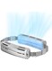 Goshyda Wearable Waist Fan, 3 Air Speeds Adjustable Rechargeable Belt Fan, Portable Handsfree Waist Blower Fan for Camping Outdoor Sports, Large Area Cooling Perspiration (Silver Gray)