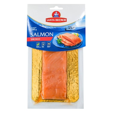 Santa Bremor Smoked Salmon Fillet, 200g