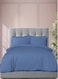 6 Pieces King Size Duvet Cover Set - Includes 1 Duvet Cover (220x240cm), 1 Fitted Sheet (180x200+30cm), 4 Pillow Cases