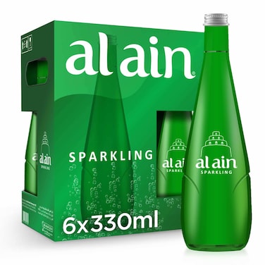 Al Ain Sparkling Water 330ml Pack of 6