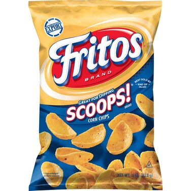 Fritos Scoops Corn Chips, 312g
