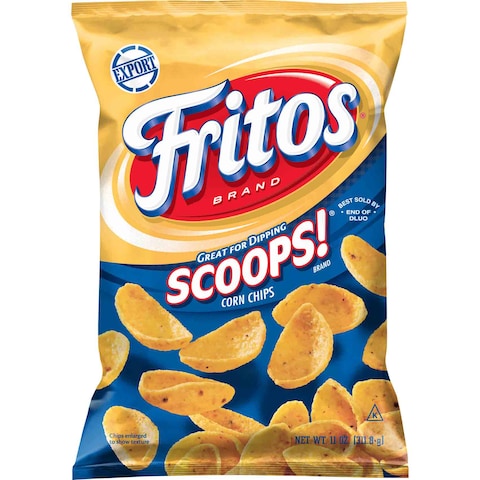 Fritos Scoops Corn Chips Great for Dipping  312g