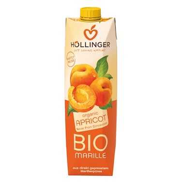 Hollinger Organic Apricot Juice, 1L