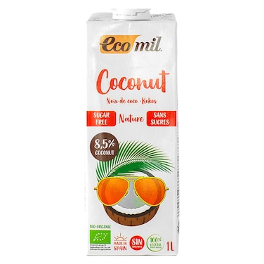 Ecomil Sugar Free Coconut Milk, 1L