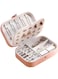 Portable Jewelry Box For Travel Jewelry Organizer Double Layer for Necklace Earring Rings Jewelry Holder Case