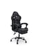 Galaxy Design Black Gaming Chair &ndash; Ergonomic Racing Style Recliner with Footrest, Lumbar Support &amp; Head Pillow