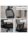 Galaxy Design Black Mesh Office Chair &ndash; Ergonomic Chair with Adjustable Headrest, Lumbar Support, Tilt &amp; Recline, Flip-Up Armrests &amp; 360&deg; Swivel