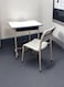 Galaxy Design Grey Adjustable Kids Study Table and Chair Set &ndash; Ergonomic Study Desk with Drawer &amp; Metal Frame (Ages 3&ndash;14)