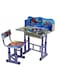 Galaxy Design Spider-Man Themed Blue Adjustable Height Kids Study Table and Chair Set &ndash; Ergonomic Learning Desk