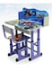 Galaxy Design Spider-Man Themed Blue Adjustable Height Kids Study Table and Chair Set &ndash; Ergonomic Learning Desk