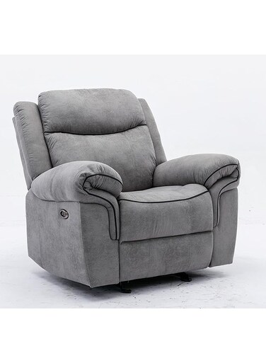 Galaxy Design Recliner &amp; Rocking Sofa (GDF-MF2319) &ndash; Faux Leather Single Recliner Chair, 60D x 85W x 100H cm