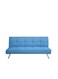 Galaxy Design 3-Seater Sofa Bed GDF-S-MF2402 (Blue) &ndash; Modern Fabric Convertible Sleeping Sofa