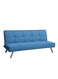 Galaxy Design 3-Seater Sofa Bed GDF-S-MF2402 (Blue) &ndash; Modern Fabric Convertible Sleeping Sofa