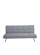 Galaxy Design 3-Seater Sofa Bed GDF-S-MF2402 (Grey) &ndash; Modern Fabric Convertible Sleeping Sofa