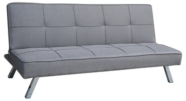 Galaxy Design 3-Seater Sofa Bed GDF-S-MF2402 (Grey) &ndash; Modern Fabric Convertible Sleeping Sofa