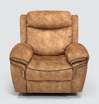 Galaxy Design Fabric Recliner Sofa GDF-MF2329 (Brown) &ndash; Single Seater Recliner Chair with Open &amp; Close Function