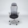 Galaxy Design Black &amp; Grey Ergonomic Office Chair &ndash; Adjustable Headrest &amp; Lumbar Support Computer Chair