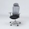 Galaxy Design Black &amp; Grey Ergonomic Office Chair &ndash; Adjustable Headrest &amp; Lumbar Support Computer Chair