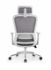 Galaxy Design Ergonomic Office Chair GDF-MF7379 (Grey) &ndash; High Back Mesh Computer Chair with Adjustable Headrest &amp; Lumbar Support