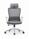 Galaxy Design Ergonomic Office Chair GDF-MF7379 (Grey) &ndash; High Back Mesh Computer Chair with Adjustable Headrest &amp; Lumbar Support