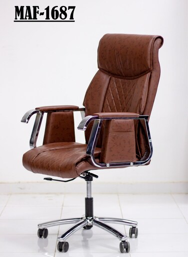 Galaxy Design Executive Boss Office Chair PU Leather &ndash; High Back Swivel Computer Chair with Adjustable Height &amp; Lumbar Support