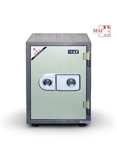 Galaxy Design Large Safe Box GDF-MF60KL-V &ndash; Fireproof Heavy-Duty Security Locker with Key Lock &amp; 2 Keys (52&times;34&times;39 cm)