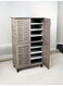 Galaxy Design Wooden Shoe Cabinet 4 Door &ndash; Shoe Rack Organizer for Entryway, Bedroom &amp; Living Room Storage