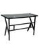 Galaxy Design Gaming Desk with LED Lights GDF-MH124-BLACK &ndash; Gaming Table with Cup Holder &amp; Headphone Hook