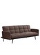 Galaxy Design Convertible Modern Linen Sofa Bed &ndash; Comfy Sleeper Sofa with Adjustable Backrests, Foldable Couch Bed for Small Spaces, Living Room &amp; Bedroom (193 x 83 x 75 cm, Black)