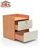 Galaxy Design Wooden Bedside Table with 2 Drawers &ndash; Modern Nightstand with Smooth Top &amp; Storage, Side Table for Bedroom &amp; Living Room