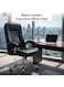 Galaxy Design Black Executive Office Chair &ndash; High Back Ergonomic Boss Chair with Lumbar Support, PU Leather Computer Desk Chair for Home &amp; Office