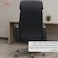 Galaxy Design Black Executive Office Chair &ndash; High Back Ergonomic Boss Chair with Lumbar Support for Home &amp; Office