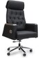 Galaxy Design Black Executive Office Chair &ndash; High Back Ergonomic Boss Chair with Lumbar Support for Home &amp; Office
