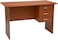 Galaxy Design Cherry Wooden Office Desk with 3 Drawers &amp; Key Lock &ndash; Executive Work Desk with Storage for Home &amp; Office