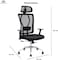 Galaxy Design Black Mesh Office Chair &ndash; Ergonomic Chair with Adjustable Headrest, 3D Armrests, Lumbar Support &amp; 360&deg; Swivel for Home &amp; Office