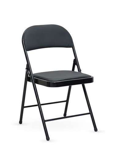 Galaxy Design MH-102 Black Folding Chair &ndash; Padded Portable Multi-Functional Chair for Home, Dining, Office, Outdoor, Fishing &amp; Classroom Use