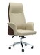 Galaxy Design Office Chair GDF-MH9093 Beige Brown &ndash; Ergonomic Quilted Executive Chair with Height Adjustment, Tilt Lock, Padded Armrests &amp; Chrome Metal Base