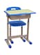 Galaxy Design Blue &amp; Grey Adjustable Kids Study Table and Chair Set &ndash; Ergonomic Study Desk with Chair &amp; Storage Drawer for Home Learning