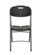 Galaxy Design Black &amp; Grey Plastic Folding Chair with Metal Frame &ndash; Lightweight Foldable Chair for Home, Office &amp; Outdoor Use